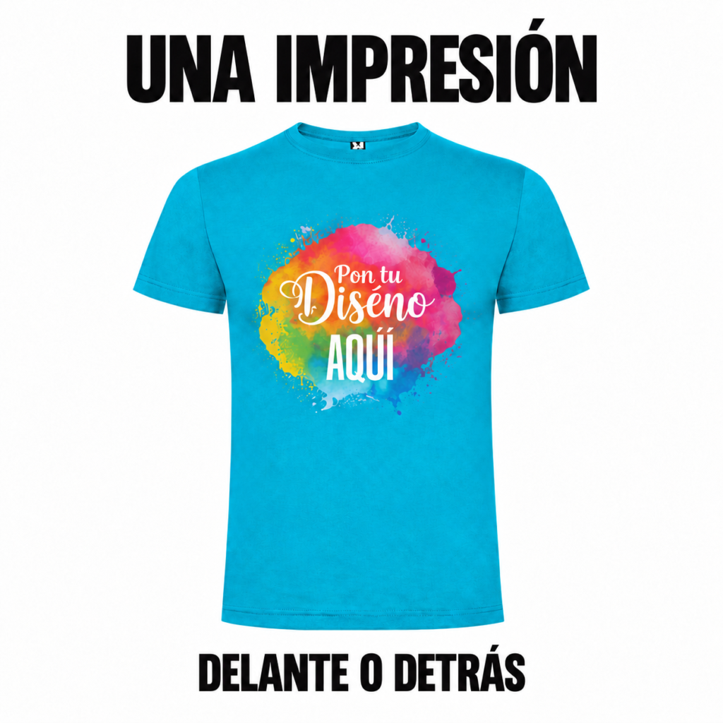 Camiseta personalizada · Una impresión